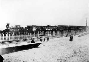 Lincoln's funeral train enetering Chicago, May 2, 1865 