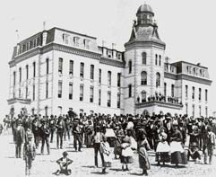 Howard University Students on Campus, 1870.