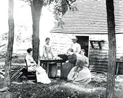 Upland family near Cedar Mountain, 