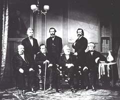 Impeachment Managers, 1868. (National Archives)